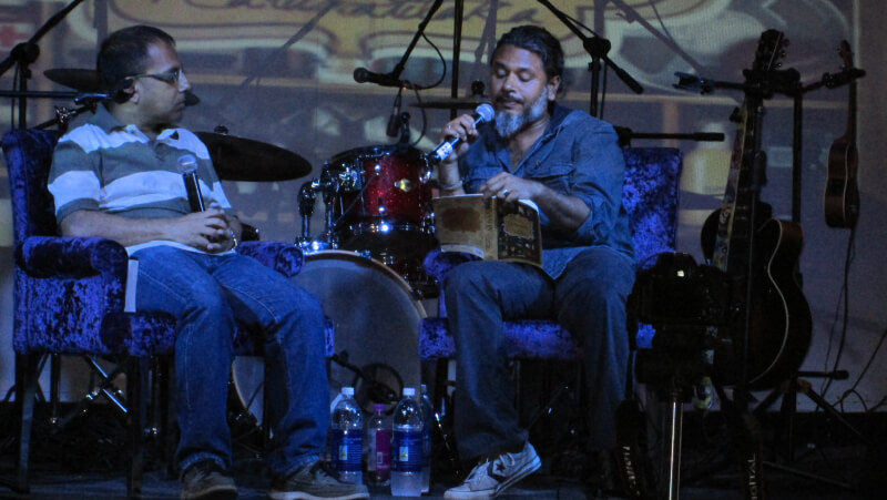 Shehan Karunatilaka & Arunava Sinha, Blue Frog, Delhi